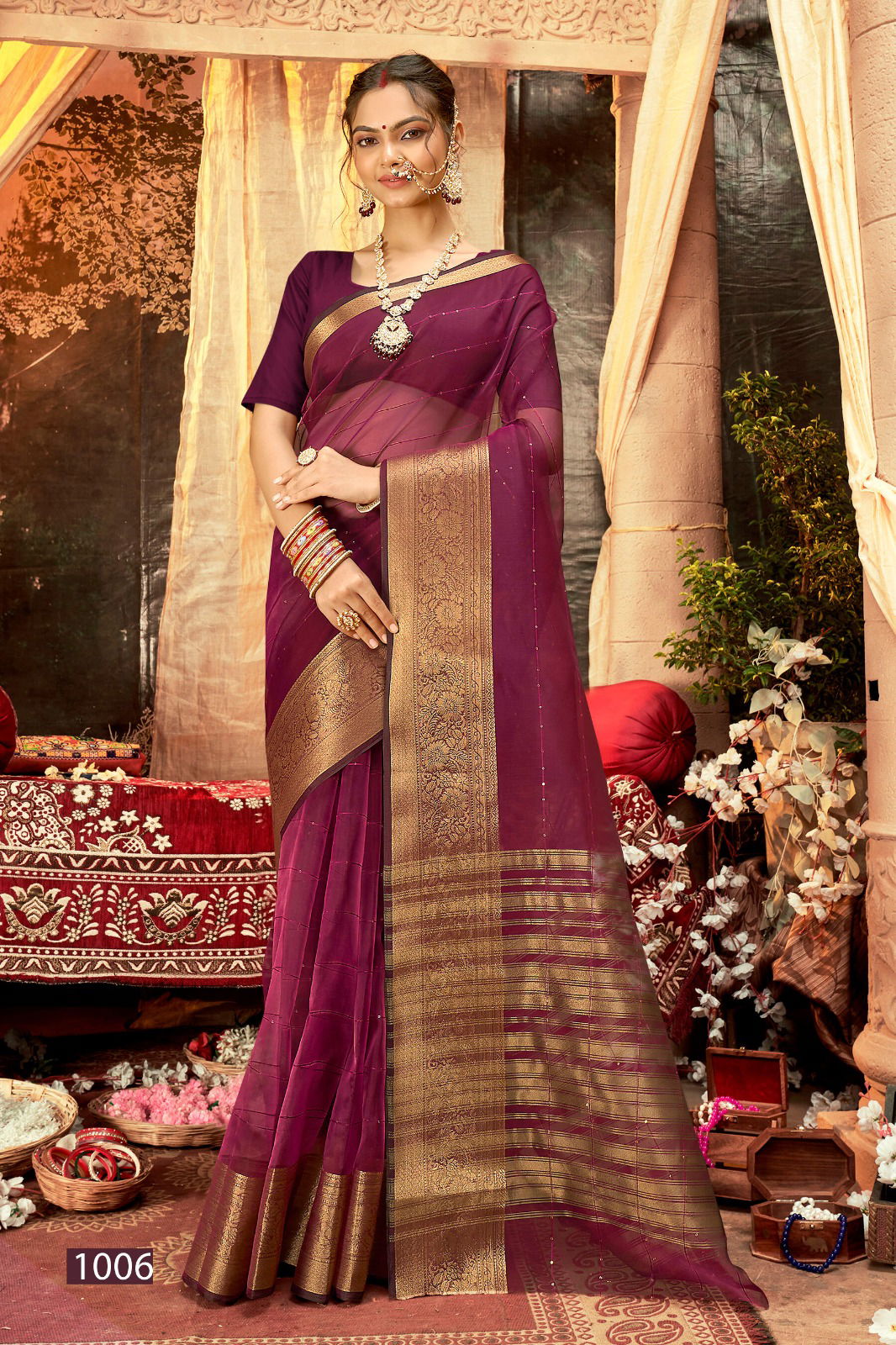 Niharika Vol 1 By Saroj Heavy Sequence Soft Organza Silk Designer Sarees Wholesale Shop In Surat
